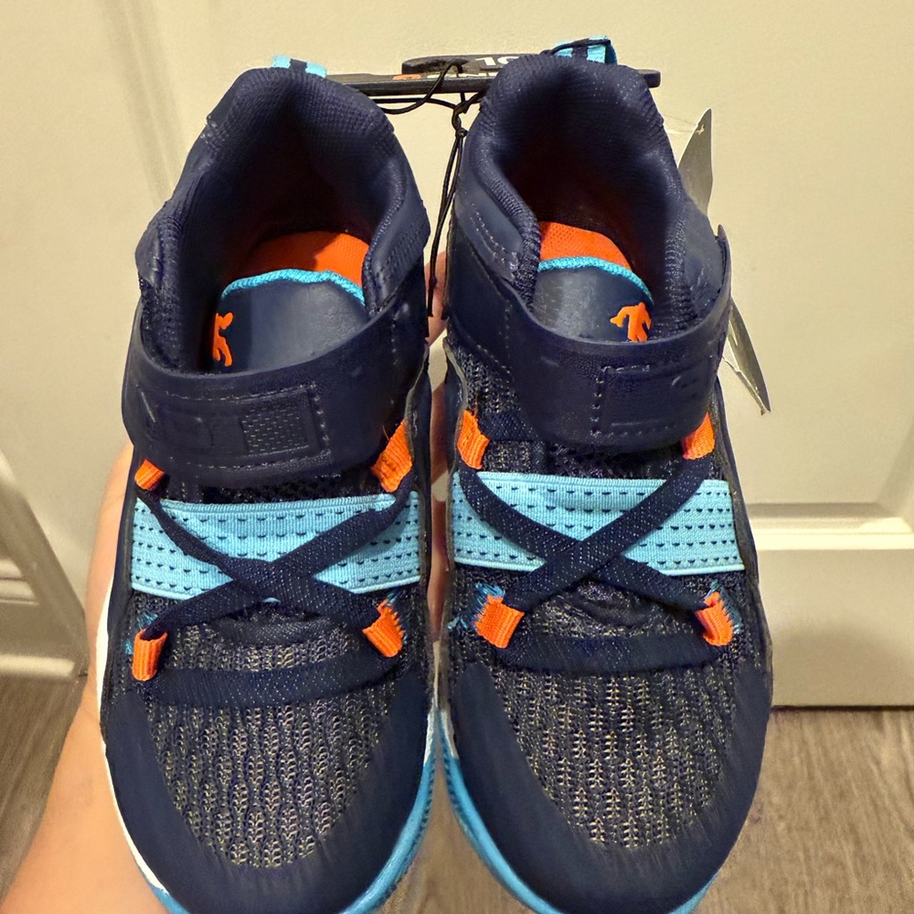 AND1 Kids Shoes - Navy and Orange